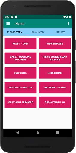 Math App screenshot 1
