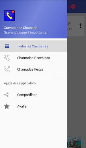 Gravador de Chamadas screenshot 1