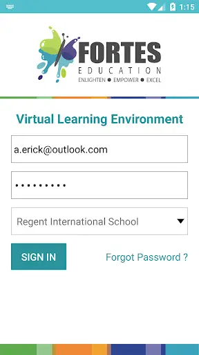 Fortes VLE screenshot 2