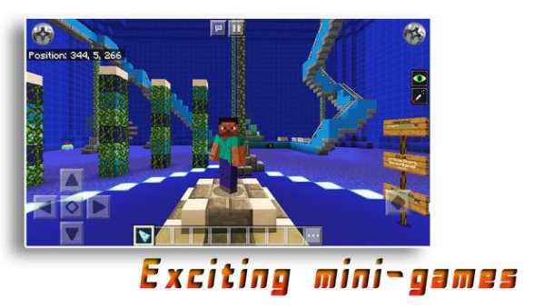 New Shak Funny Mini-games. Map for MCPE screenshot 1