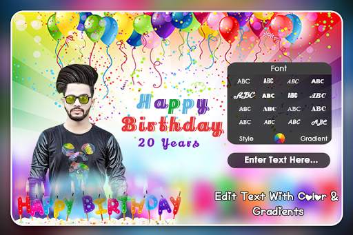 Birthday Photo Frame - Editor, Greeting Cards, pro screenshot 1