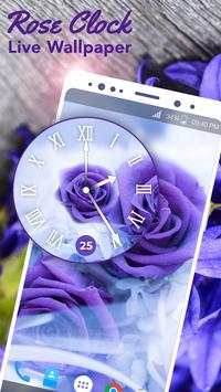 Rose Clock Live Wallpaper 🌹 screenshot 3