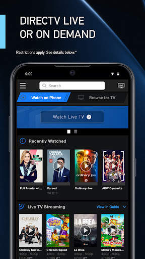 DIRECTV on the Go screenshot 2