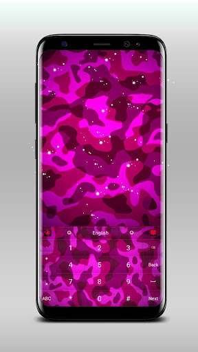 Pink Military Keyboard स्क्रीनशॉट 2