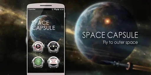 Dark Space Theme HD CLauncher screenshot 1