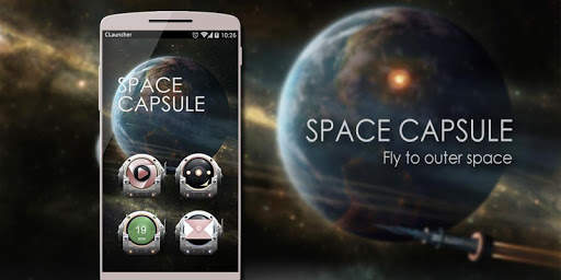 Dark Space Theme HD CLauncher screenshot 1