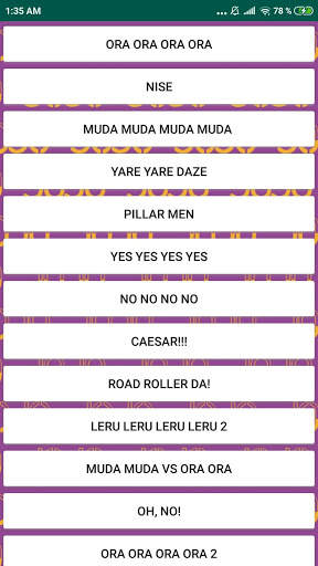 JoJo soundboard скриншот 2