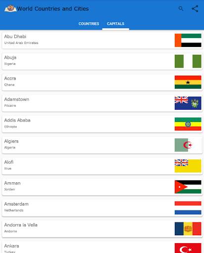 World Countries And Cities screenshot 5