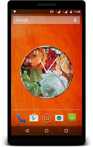 Art Clock Live Wallpaper screenshot 1