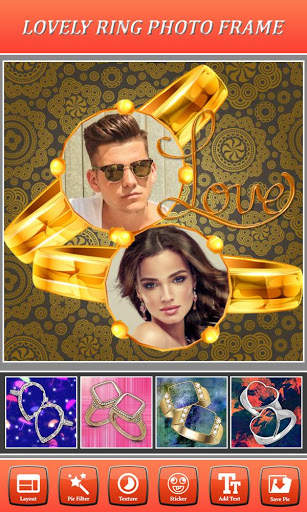 Lovely Ring Photo Frame : Wedding Photo Ring screenshot 3