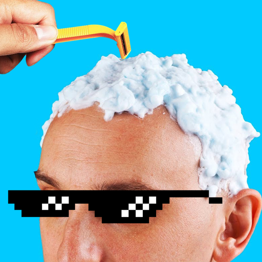 Make me bald prank icon