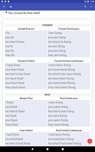 English Verbs screenshot 22