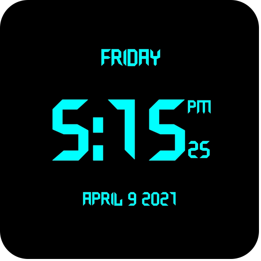 Counter Digital Clock Live Wallpaper icon
