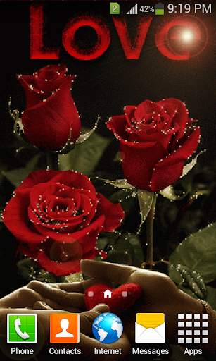 Rose GIF Live Wallpaper 4 تصوير الشاشة