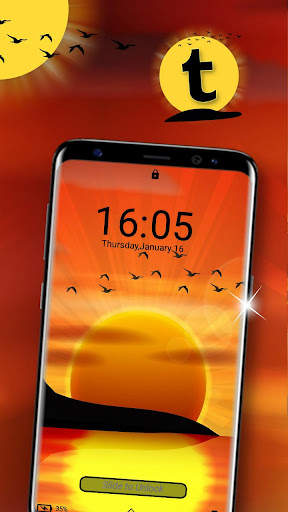 Sunset Launcher Theme screenshot 3