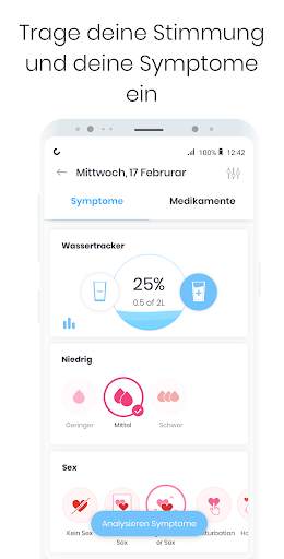 Menstruations-Kalender MIA - Perioden & Zyklus App screenshot 4