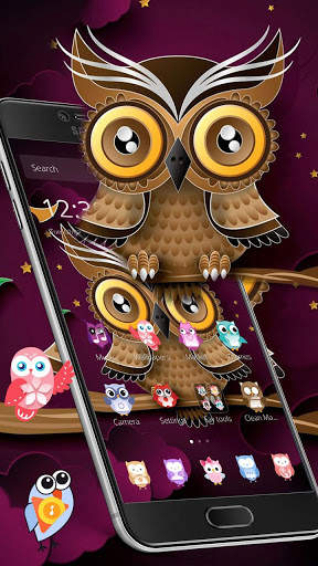 Two-dimensional Abstract Owl Theme screenshot 2