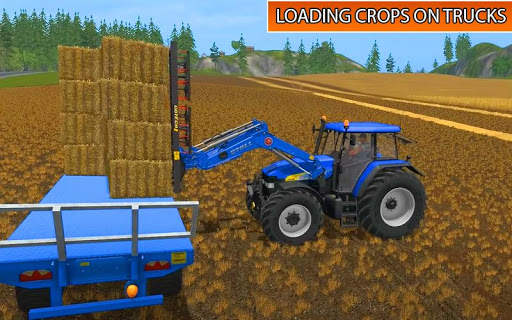 Forage Farming Simulation tractor trolley 2020 screenshot 3