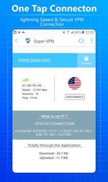 Super VPN screenshot 1