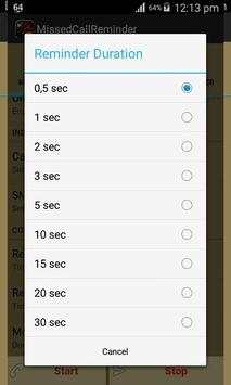 Missed Call Reminder and SMS Alerts screenshot 3