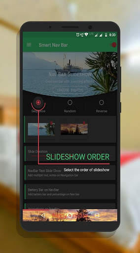 Smart navigation bar - navbar slideshow screenshot 11