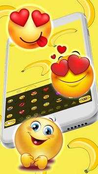 Yellow Cute Cartoon Keyboard Theme screenshot 3