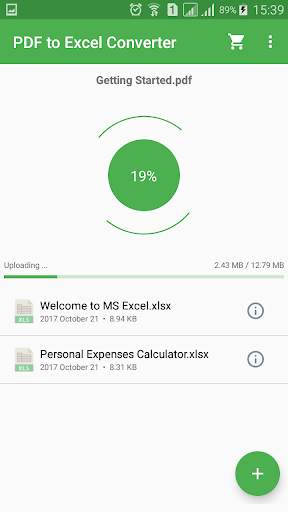 PDF to Excel Converter screenshot 2