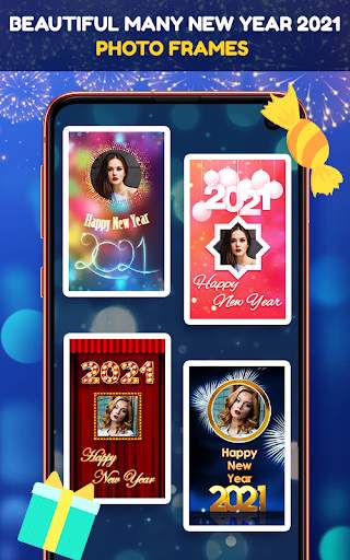 New Year 2021 Greetings, Photo frames screenshot 2