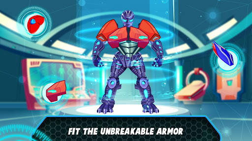 Super Hero Runner- Robot Games screenshot 4