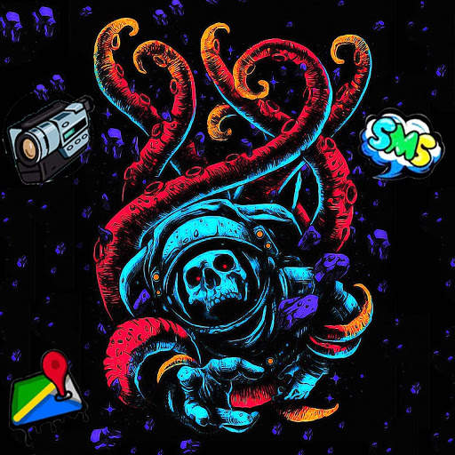 Graffiti, Octopus Themes, Live Wallpaper screenshot 4