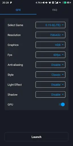 GFX Tools Free for PUBG screenshot 1