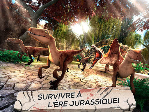 Dinosaure Jurassique - 3D Simulateur de Courses screenshot 7