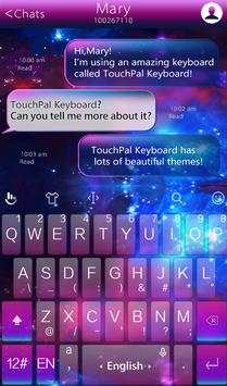 TouchPal Galaxy Keyboard Theme screenshot 2