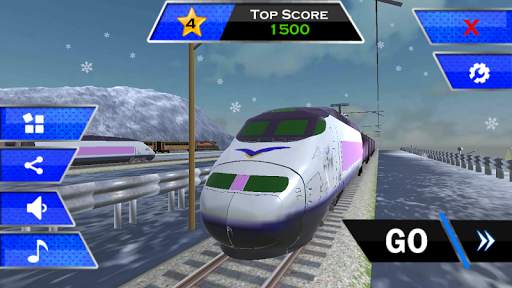 Fast Train Drive 3D screenshot 1