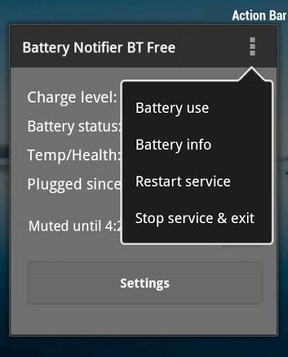 Battery Notifier (Big Text) скриншот 4