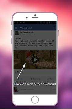 Video Downloader For Facebook screenshot 1