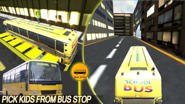 Drive school bus simulator: City Drive screenshot 1