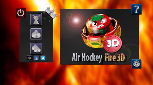 Air Hockey Fire 3D screenshot 1