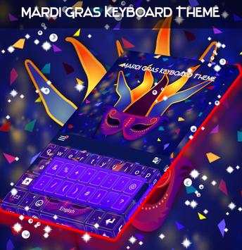Mardi Gras Keyboard Theme screenshot 1
