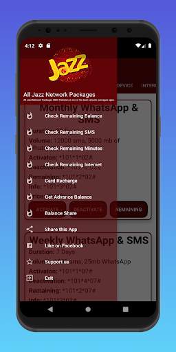 Jazz Warid Packages 2021 | Jazz Warid Packages New screenshot 3