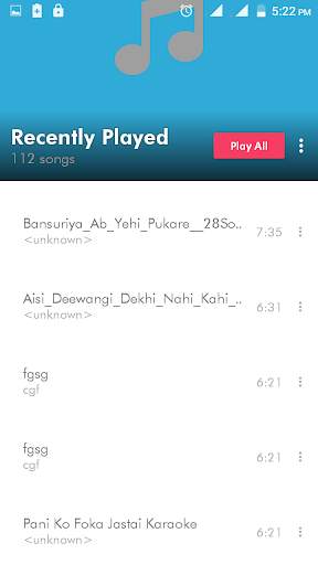 Music player screenshot 3