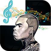 Chris brown Piano tiles logo