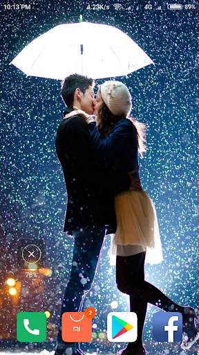 Romantic Kiss Wallpaper screenshot 1