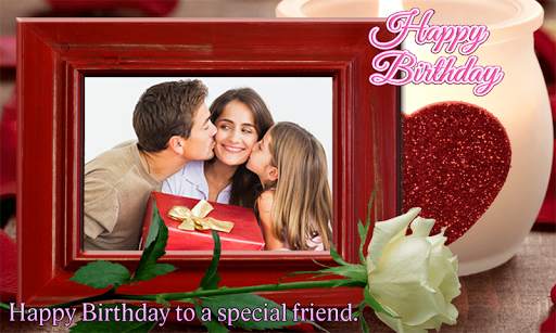 Birthday photo frame screenshot 4