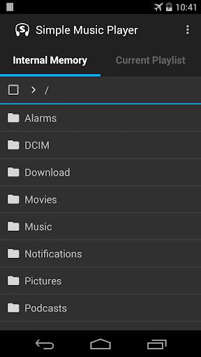 Simple Music Player screenshot 1