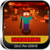 Herobrine Mods For MinecraftPE icon