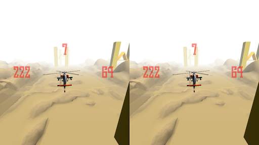 VR Helicopter Racing  VR Game screenshot 1