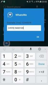 WhatsWe - Instant Chat for WhatsApp screenshot 2