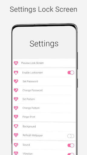 Love Heart Lock Screen screenshot 5