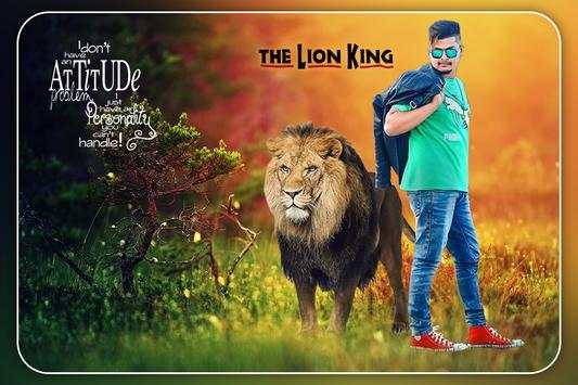Lion photo editor screenshot 1